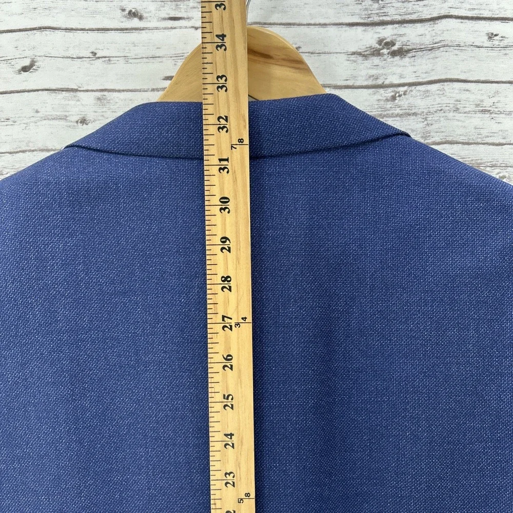 Brooks Brothers Reda Italian Regent Fit Blazer Coat Men's 44L Wool Navy Blue
